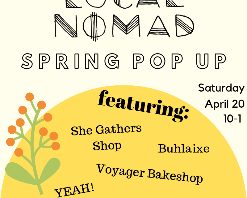 Spring Pop Up April 20