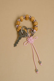 Weave Beaded Loop Keychain Charm