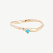 Gold Single Cobble Ring