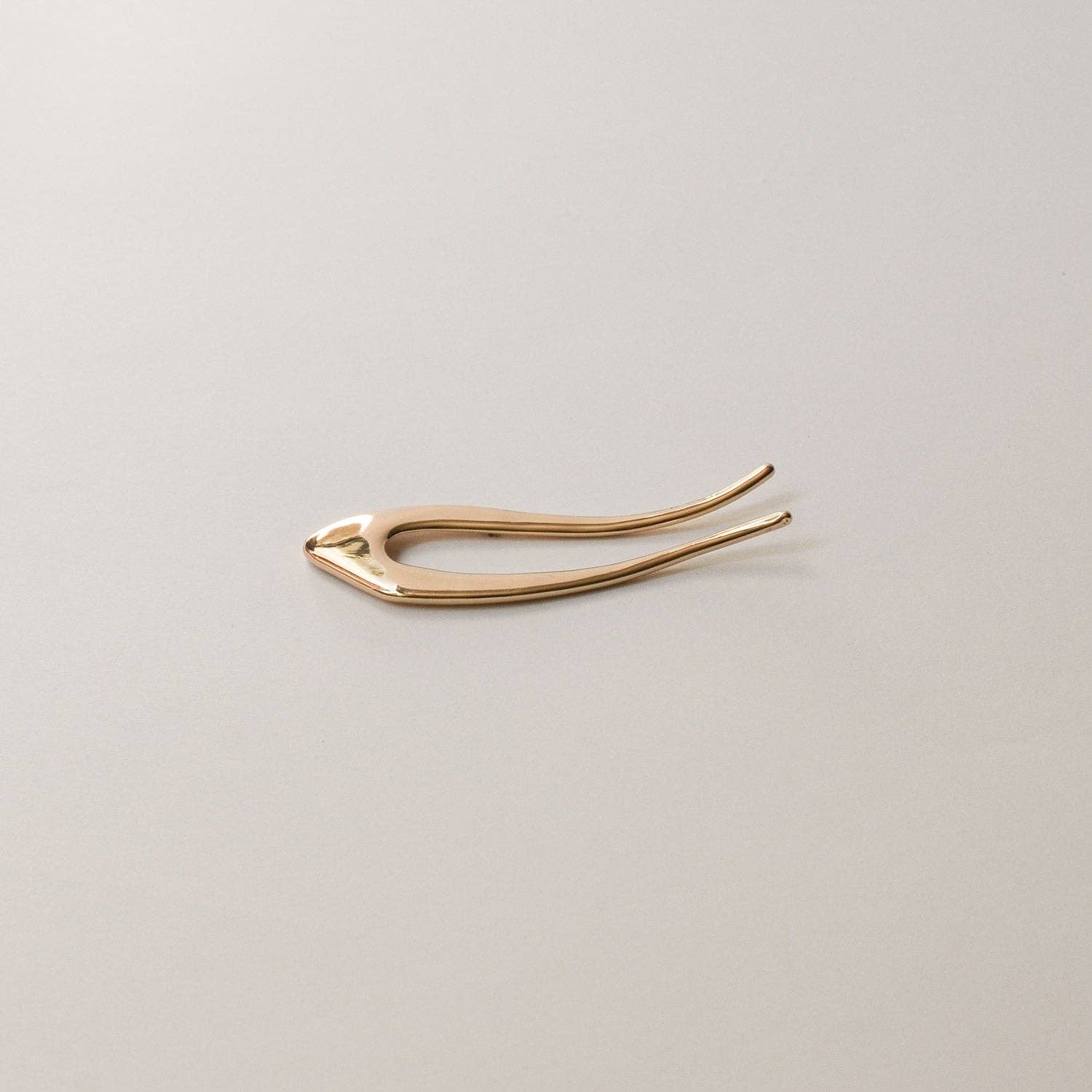 Short U-Shaped Metal Hair Stick