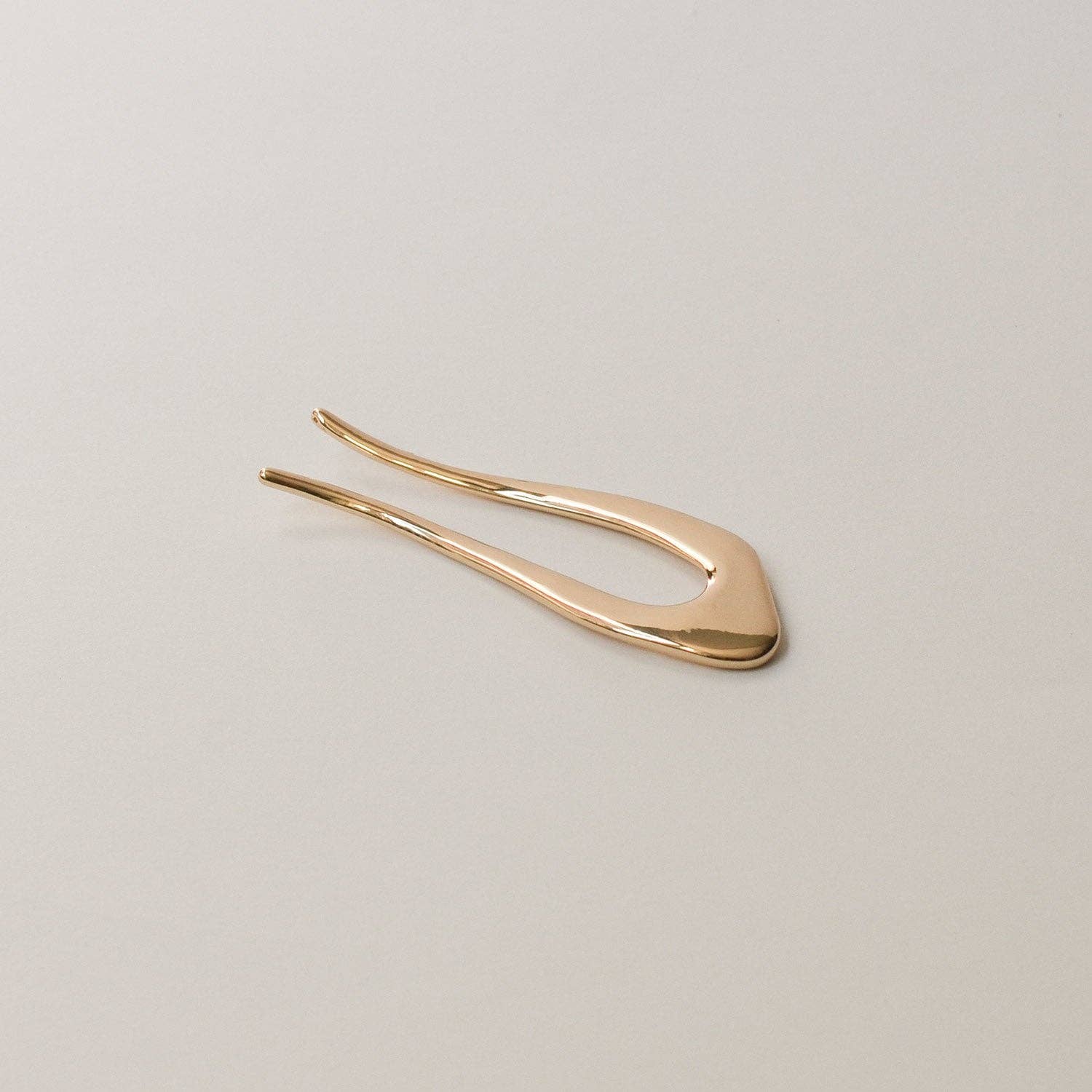 Short U-Shaped Metal Hair Stick