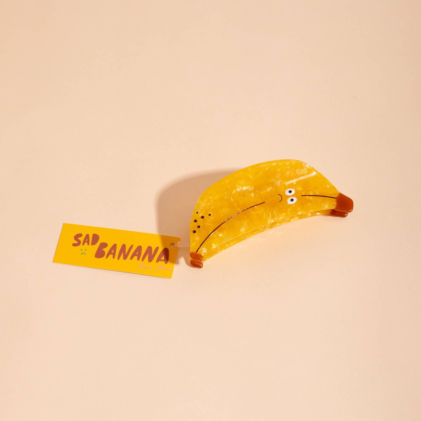 Sad Banana Hair Claw