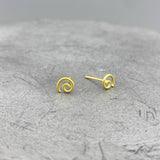 Minimal Baby Spiral Studs
