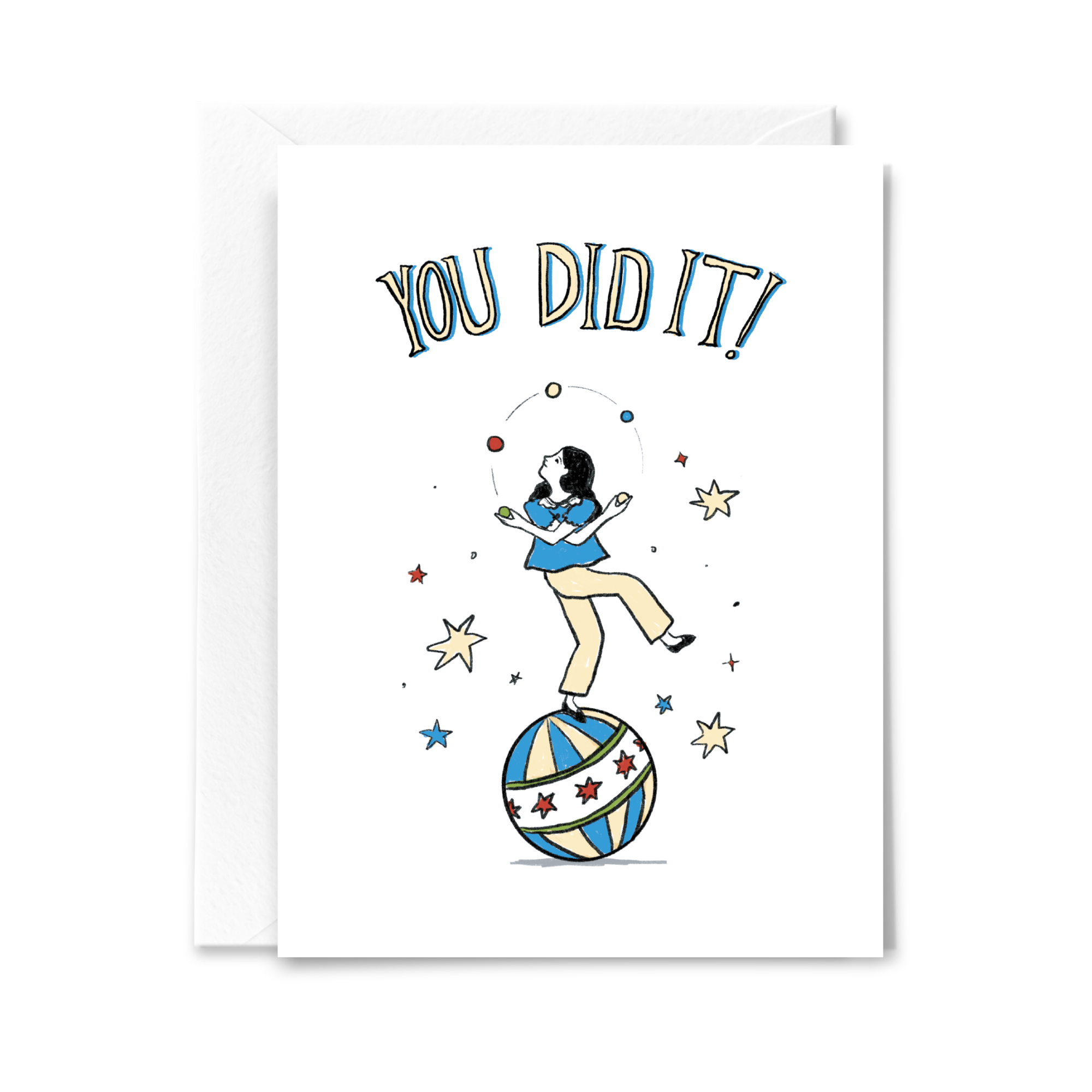 You Did It Juggler Card