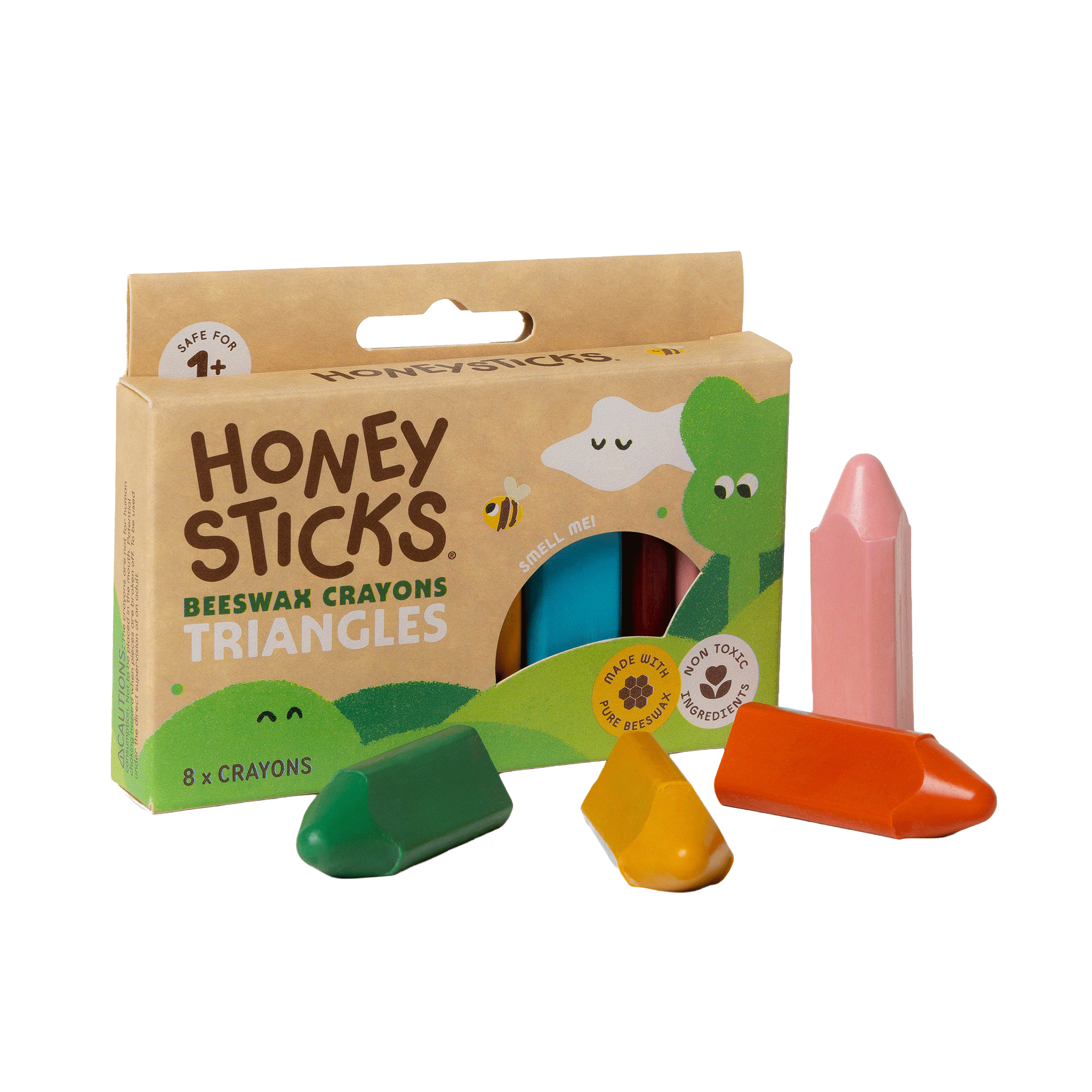 Triangle Beeswax Crayons