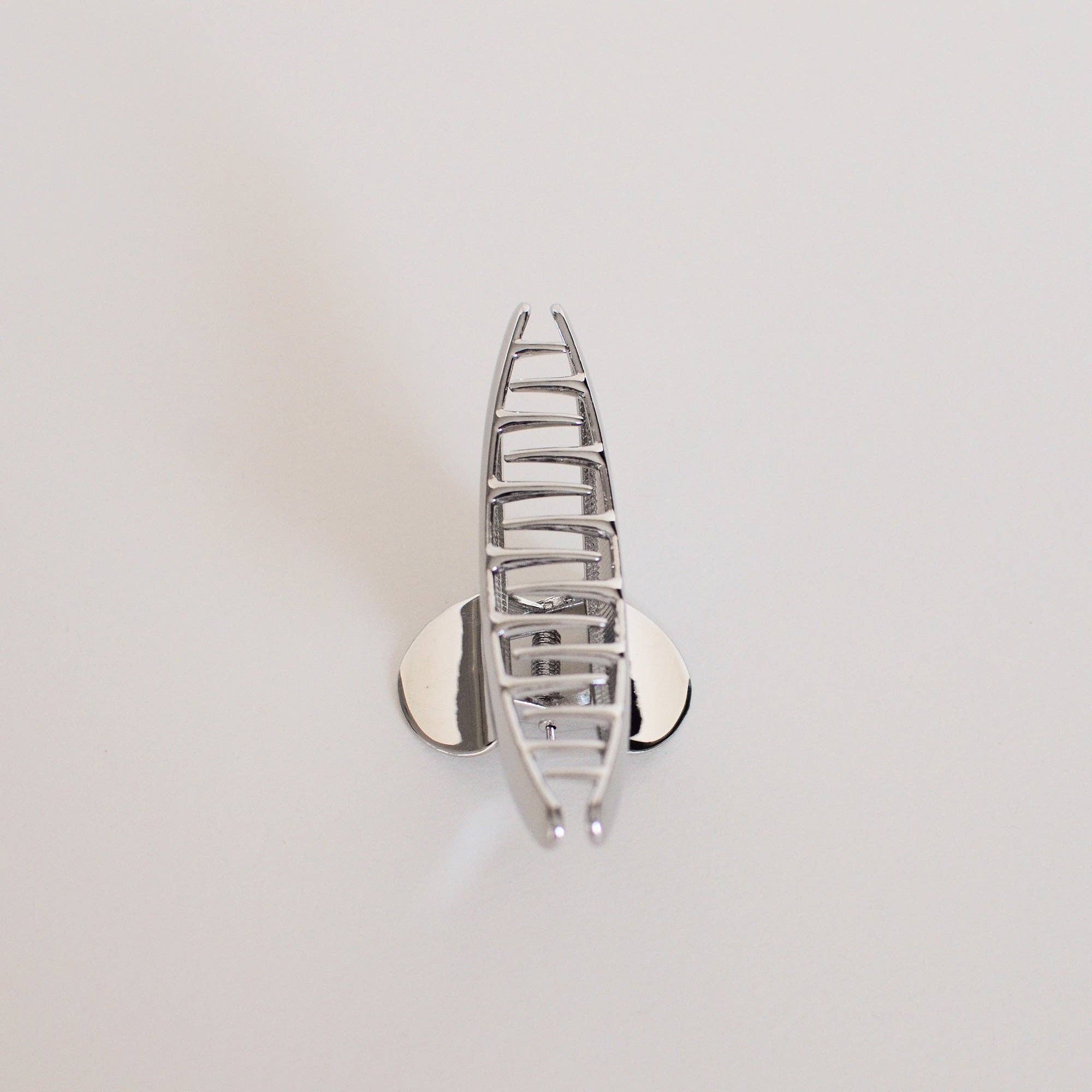 Luna Arc Metal Hair Claw Clip