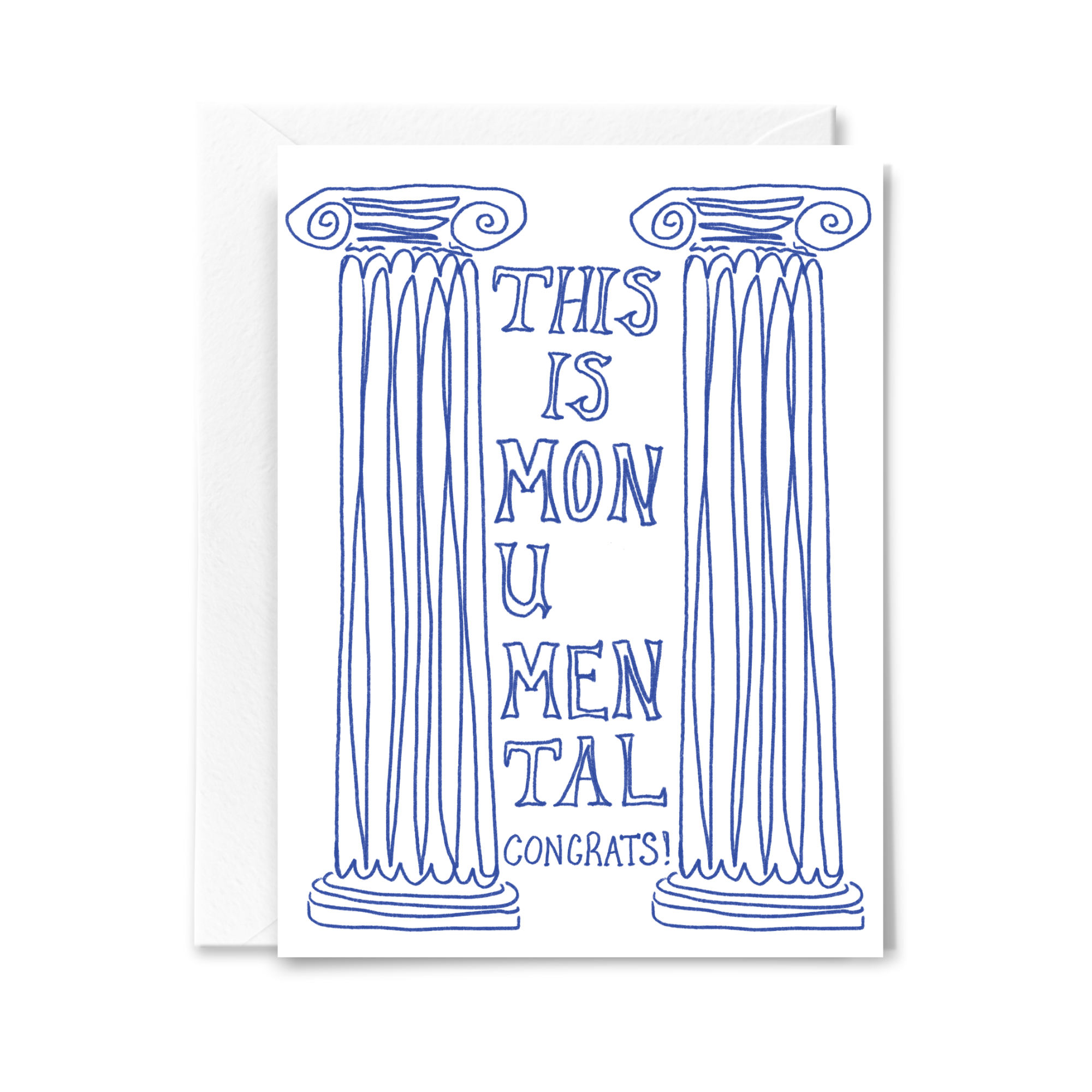Monumental Congrats Card