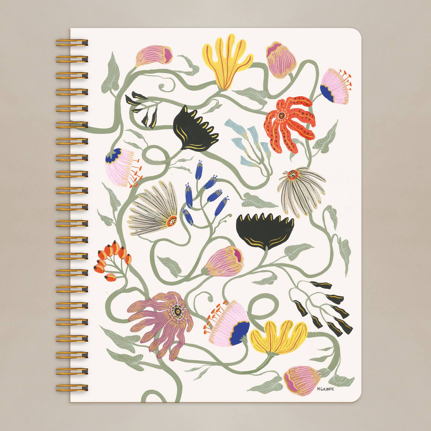 Francis Floral Big Notebook