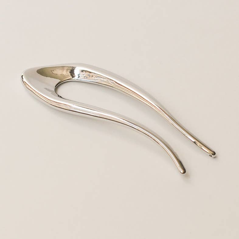 Short U-Shaped Metal Hair Stick