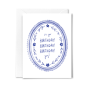 Birthday Birthday Birthday Card