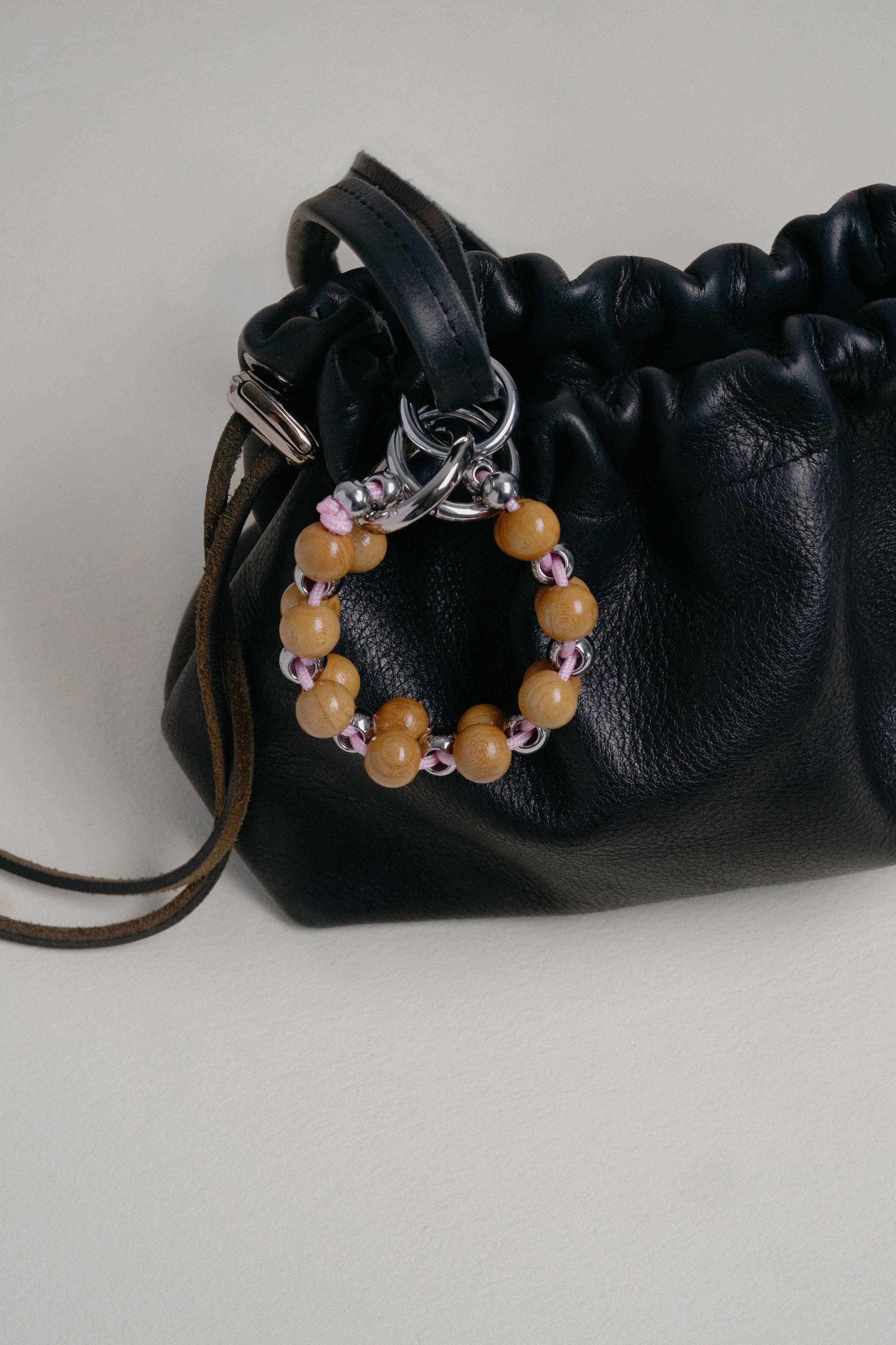 Weave Beaded Loop Keychain Charm