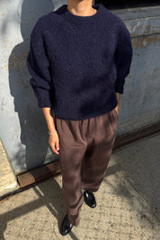 Elio Crew Neck Alpaca Sweater