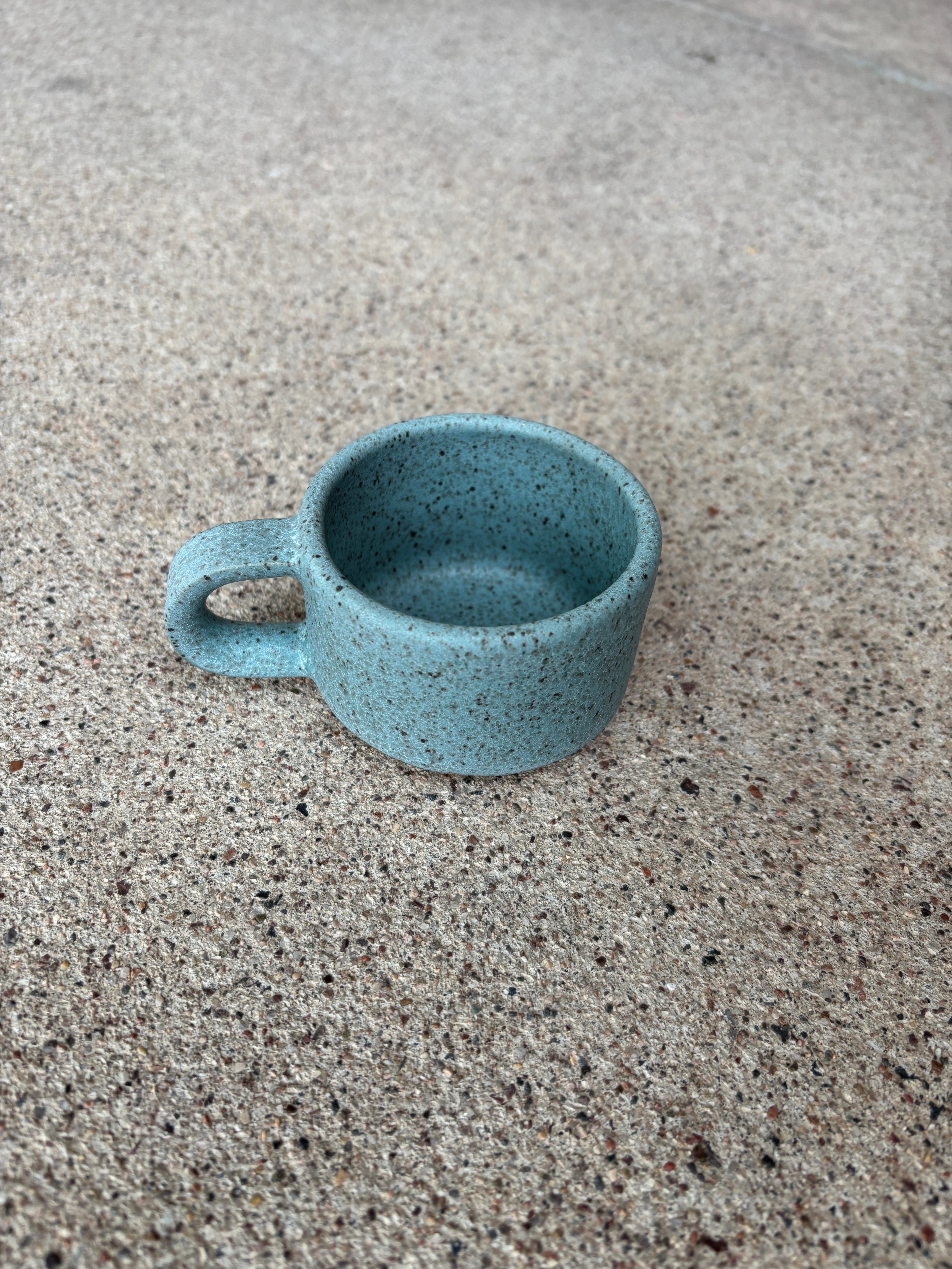 Cappuccino Mug - Blue Stone