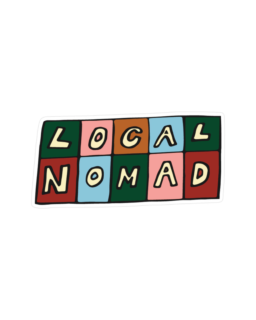 Local Nomad Sticker