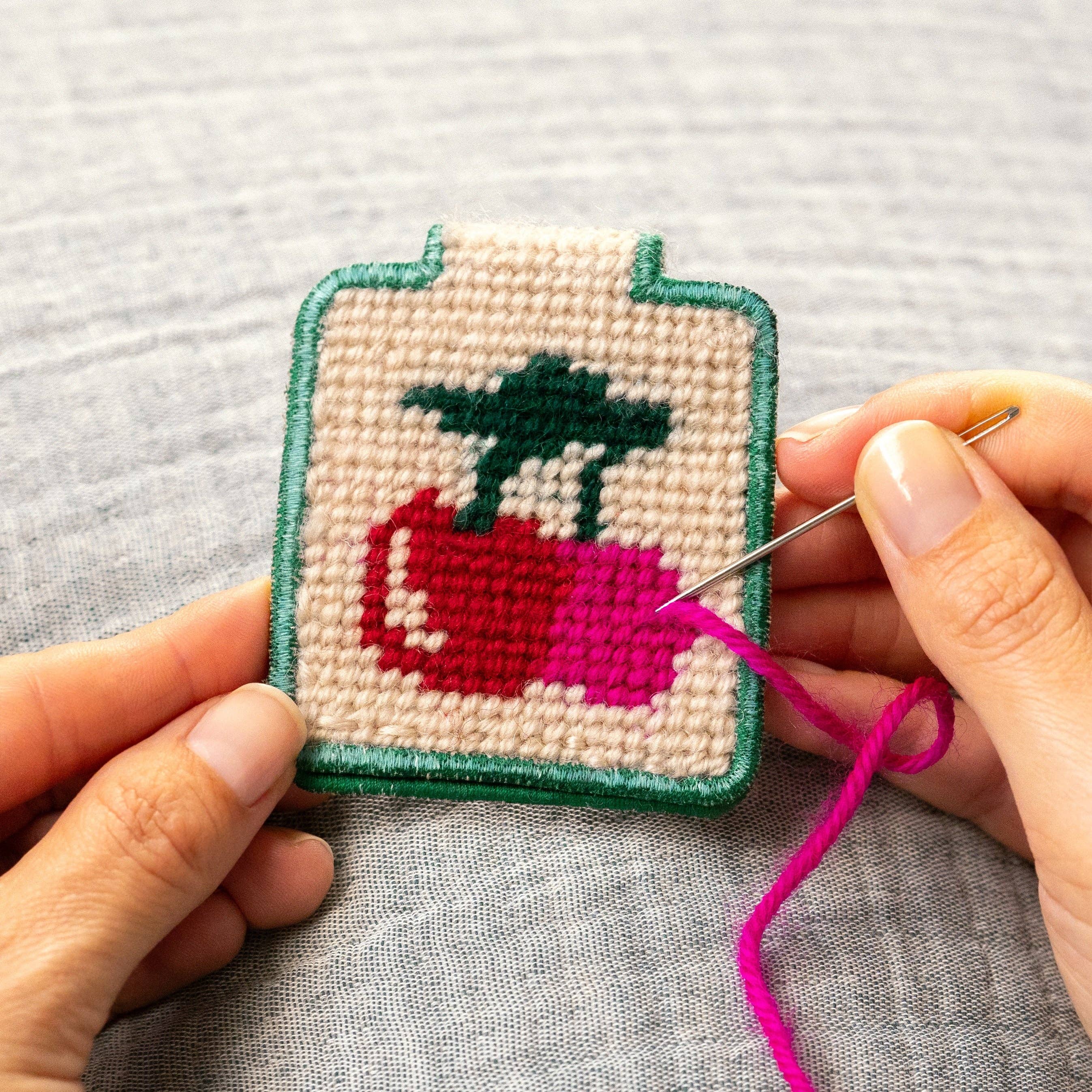 DIY Needlepoint Keychain Kit