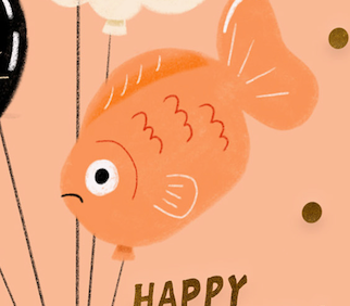 Birthday Balloons Card