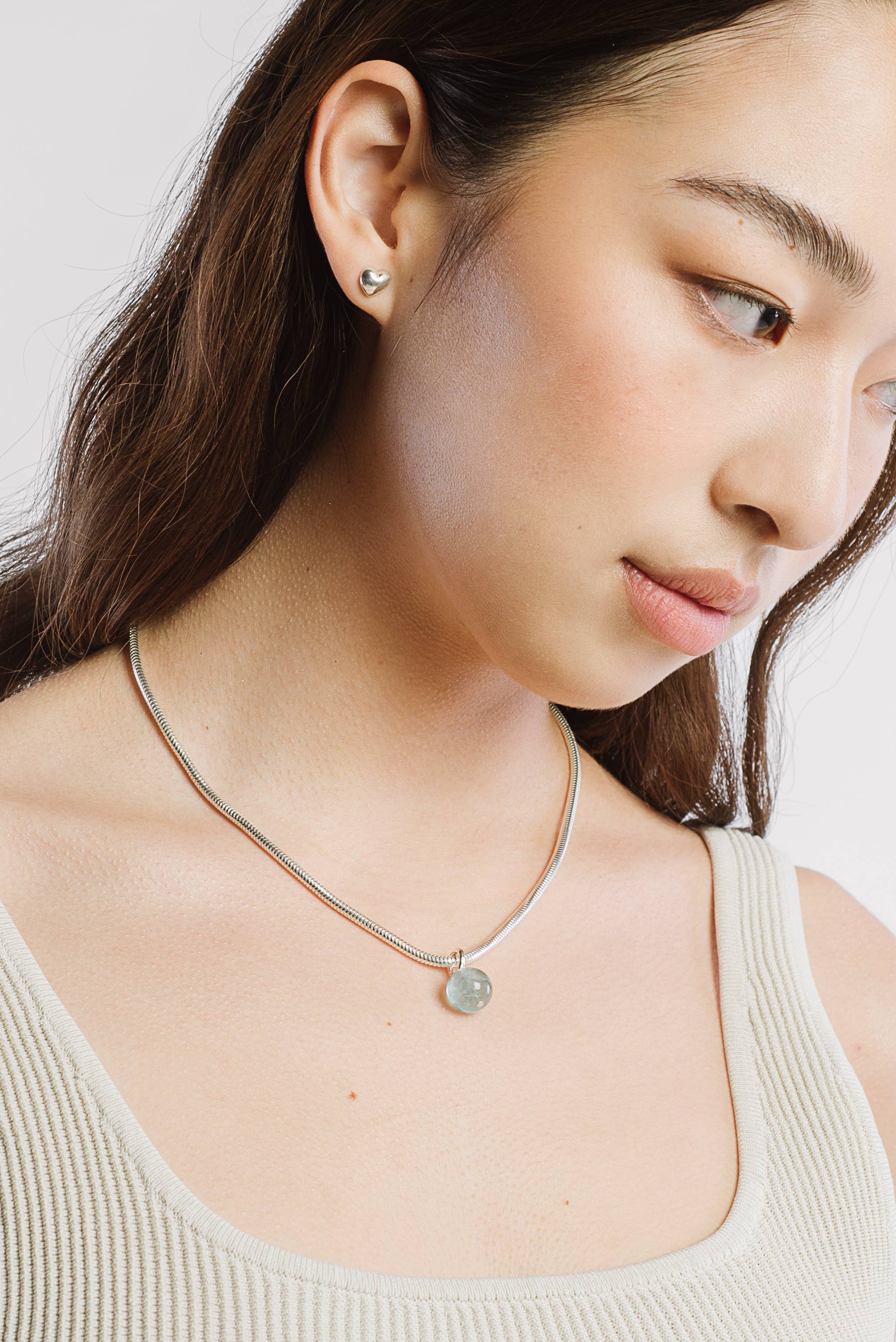 Puffy Heart studs