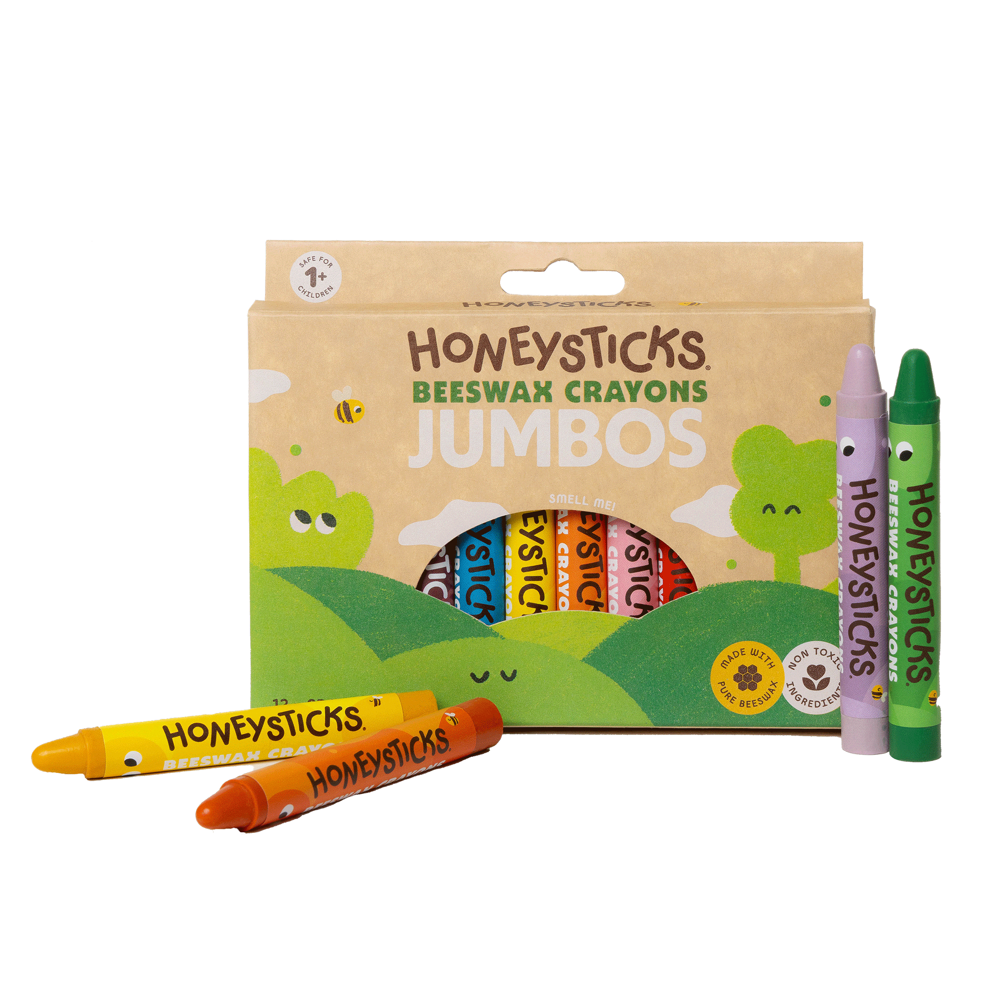Beeswax Jumbo Crayons