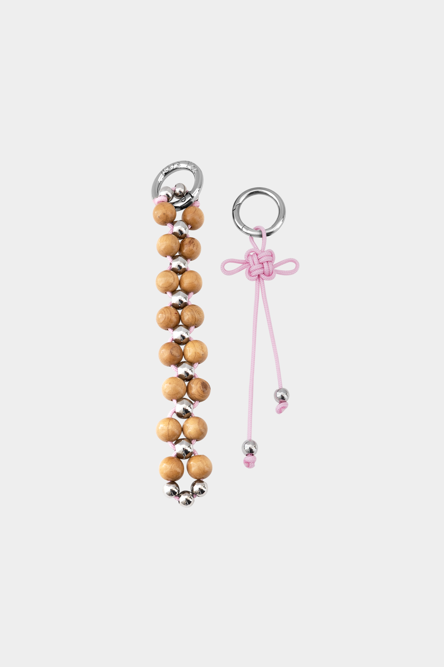 Weave Beaded Loop Keychain Charm