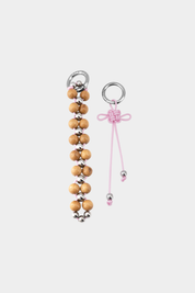 Weave Beaded Loop Keychain Charm