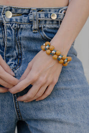 Weave Beaded Loop Keychain Charm