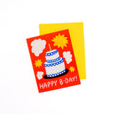 Happy B-day Sprinkle Cake Card
