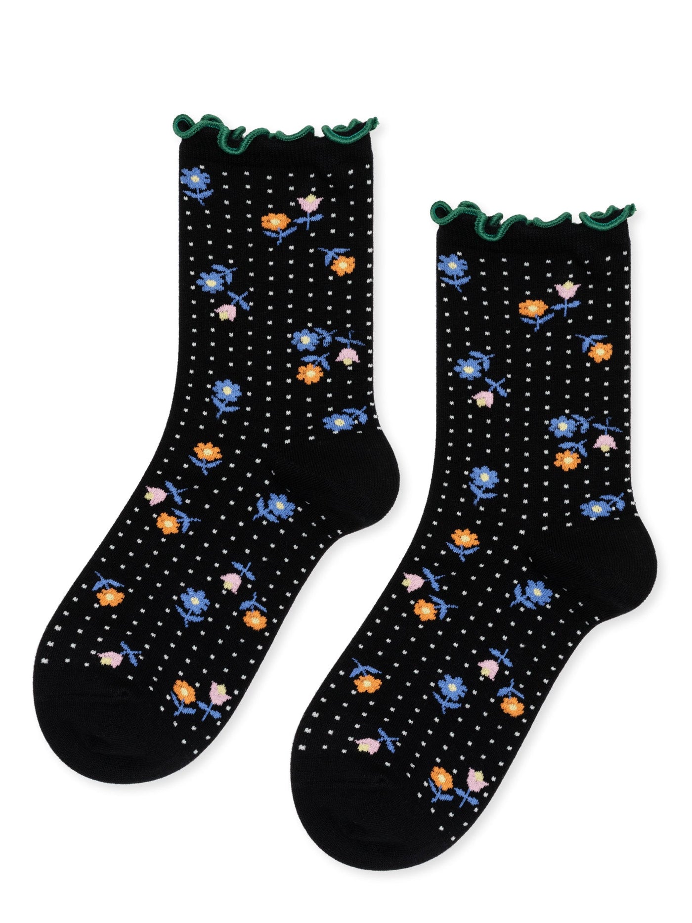 Dottie Floral Crew Sock