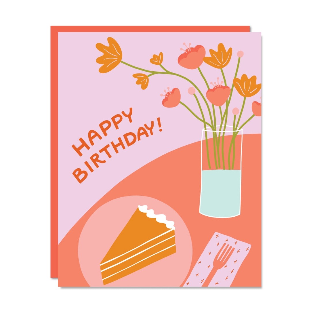 Happy Birthday Table Card
